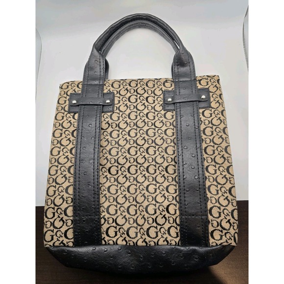 Vintage Guess Monogram Tote | Y2K Mob Wife Core - Picture 8 of 8